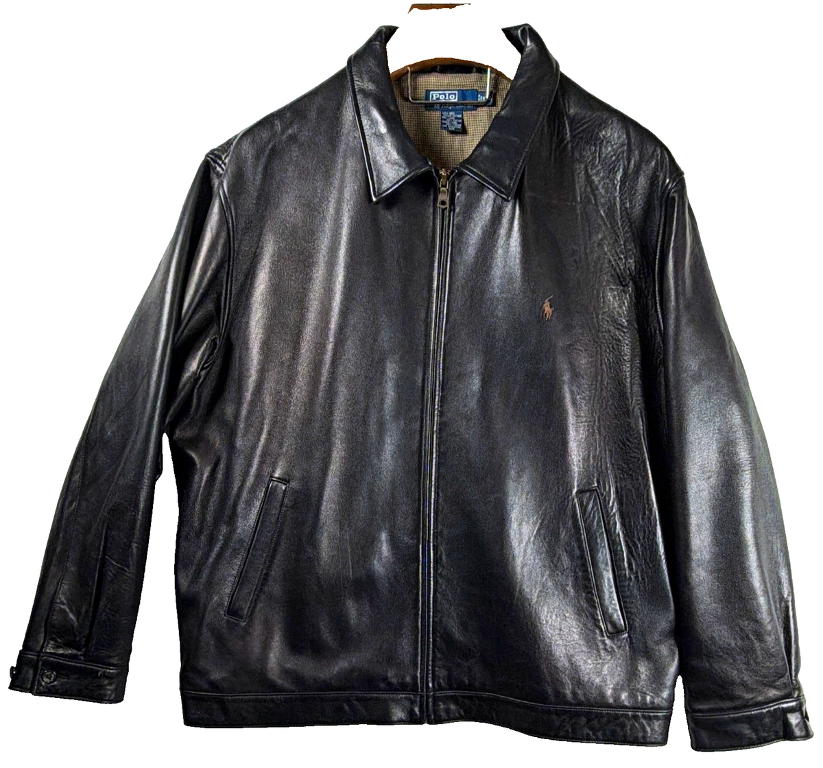 Polo Ralph Lauren Zip Leather Outer Shell Coats, Jackets & Vests