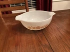 Vintage Pyrex 443 Butterfly Gold Cinderella Mixing Bowl 2 1/2 QT White