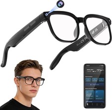 AI Smart Glasses with Camera, 4K HD Video & Photo Capture, Real-Time Translation