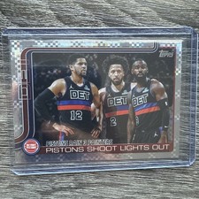 2025-26 Topps Basketball Victory SSP Cunningham Pistons Shoot Lights Out #279