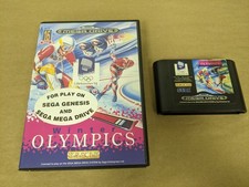 Winter Olympic Games Lillehammer 94 Sega Genesis Cartridge and Case