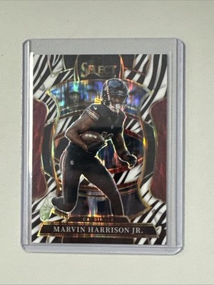 2025 Select Marvin Harrison Jr. Concourse Zebra Shock | eBay