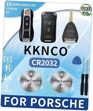 Key Fob Battery Replacement for Porsche Cayenne Macan 911 Panamera Boxster 