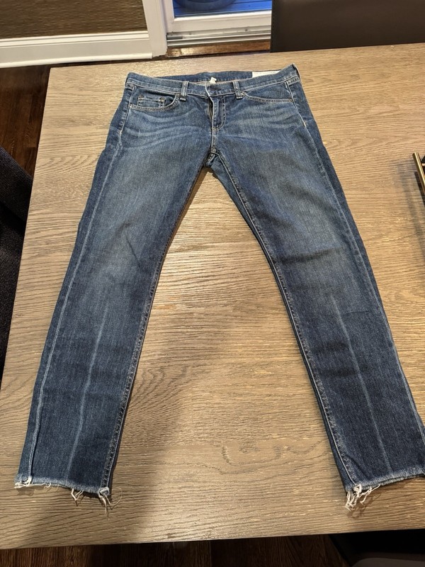 Women’s Rag And Bone The Dre Skinny Medium Wash Jeans Size 27