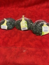 LOT OF 3 BAGS OF DECORATIVE ACCENT GLASS GEMS 14 OZ EACH - NEW