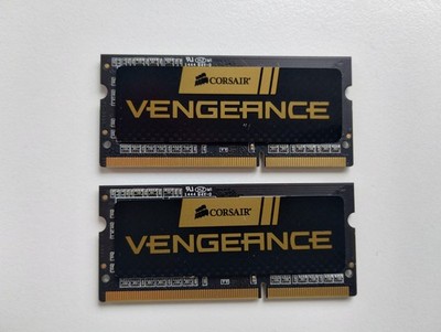 ***  2 x 4GB = 8GB DDR3-12800 SO Corsair Vengeance CMSX8GX3M2B1600C9    ***