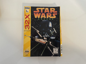 Star Wars Arcade (Sega 32X, 1994) - Complete CIB w Manual - Untested