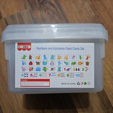 Kids Flash Cards A-Z Alphabet Learning Playing Game Children School Activity Set