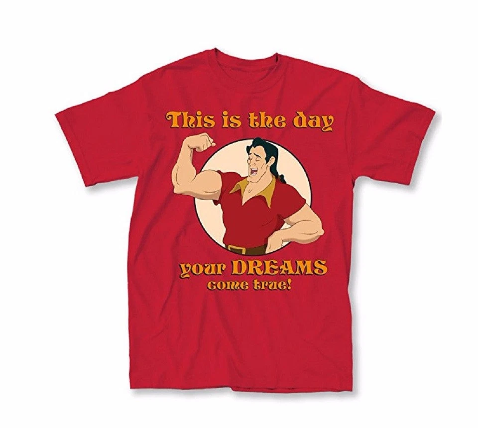 T-Shirt Adulte Disney Gaston Rêves Devenir Réalité - Photo 1/1