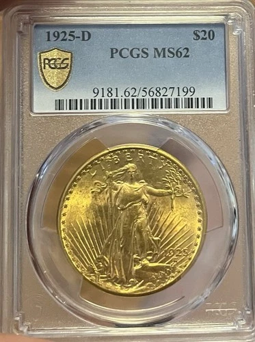 1925-D Saint-Gaudens Double Eagle — photo from the most recent tracked eBay sale