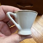 3 vintage porcelain floral teacups, gold trim Japan, delicate hand-painted — photo 9