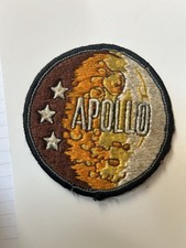 Vintage 1960s Apollo Moonscape Souvenir Patch...