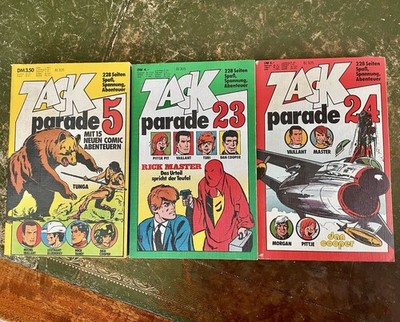 3x Zack Parade Nr. 5, 23, 24 / schöner Zustand
