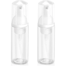 2oz Plastic Foam Pump Bottle Empty Travel Foaming Dispenser for Hand Soap