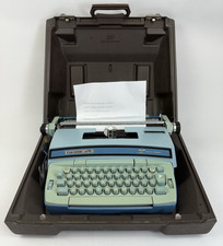 Blue Smith Corona Coronet Super 12 Coronamatic Electric Typewriter Model 6LEA thumbnail