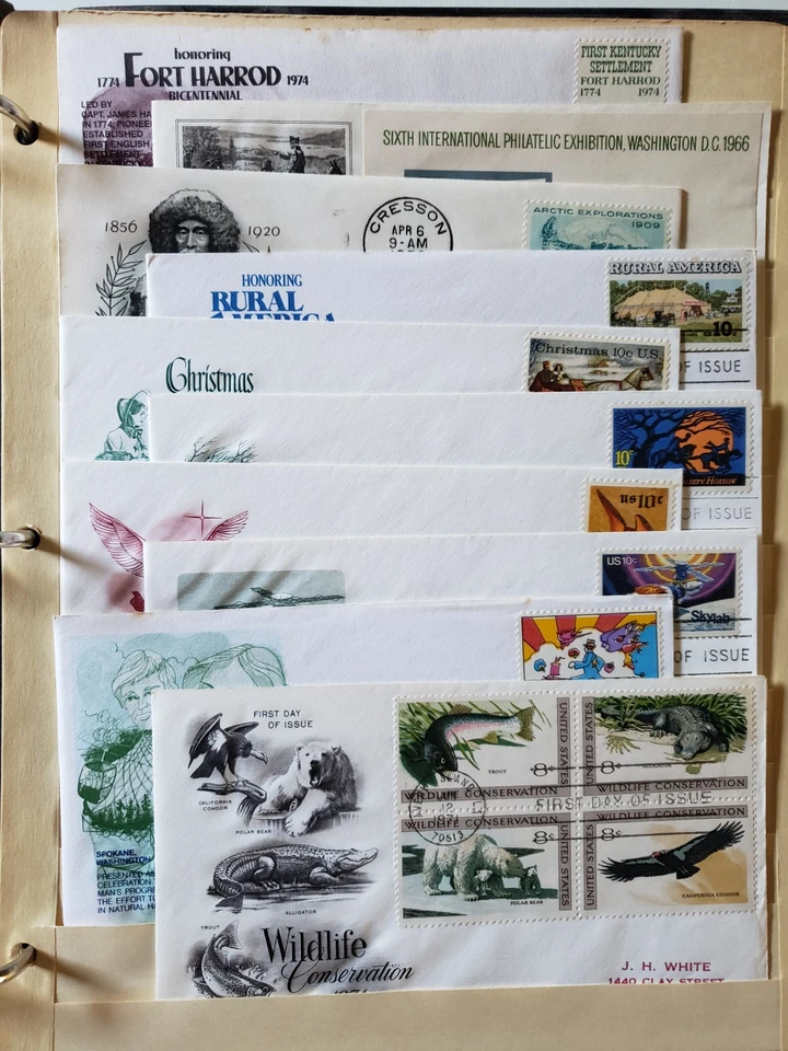50 Count US Postage Stamps First Day of Issue Envelopes - Excellent Overall - Image 2 of 4