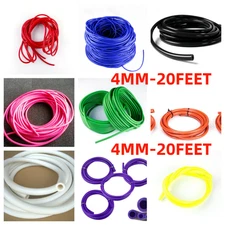 4MM 20 Feet Universal Vacuum Air Silicone Hose Line Tube 3mm Thickness