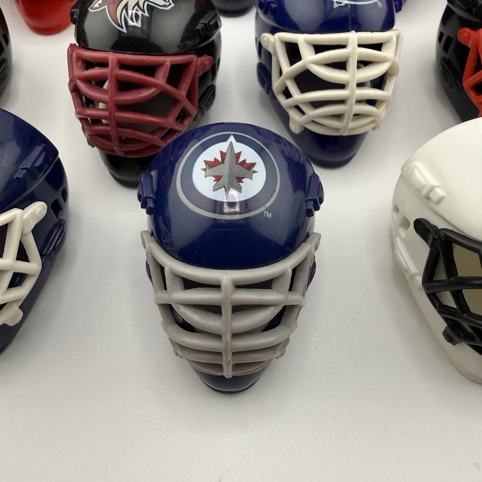 Franklin NHL Hockey sobre Hielo Mini Máscara de Portero Rastreador 29 Cascos de Equipo Falta 1 Foto 3 de 4