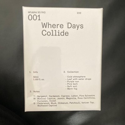 3CE Where Days Collide Unisex Eau de Parfum 50ml Fresh Citrus Woody