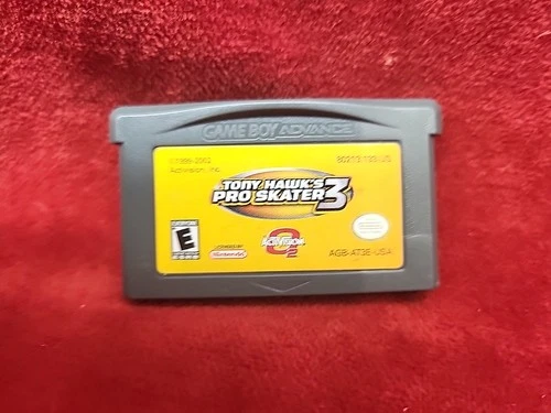 Tony Hawk's Pro Skater 3 (Nintendo Game Boy Advance, 2002) GBA Tested