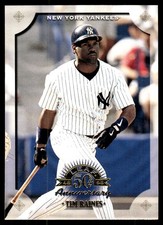 Tim Raines 1998 Leaf #101 New York Yankees MLB READ FREE SHIPPING AutographDen
