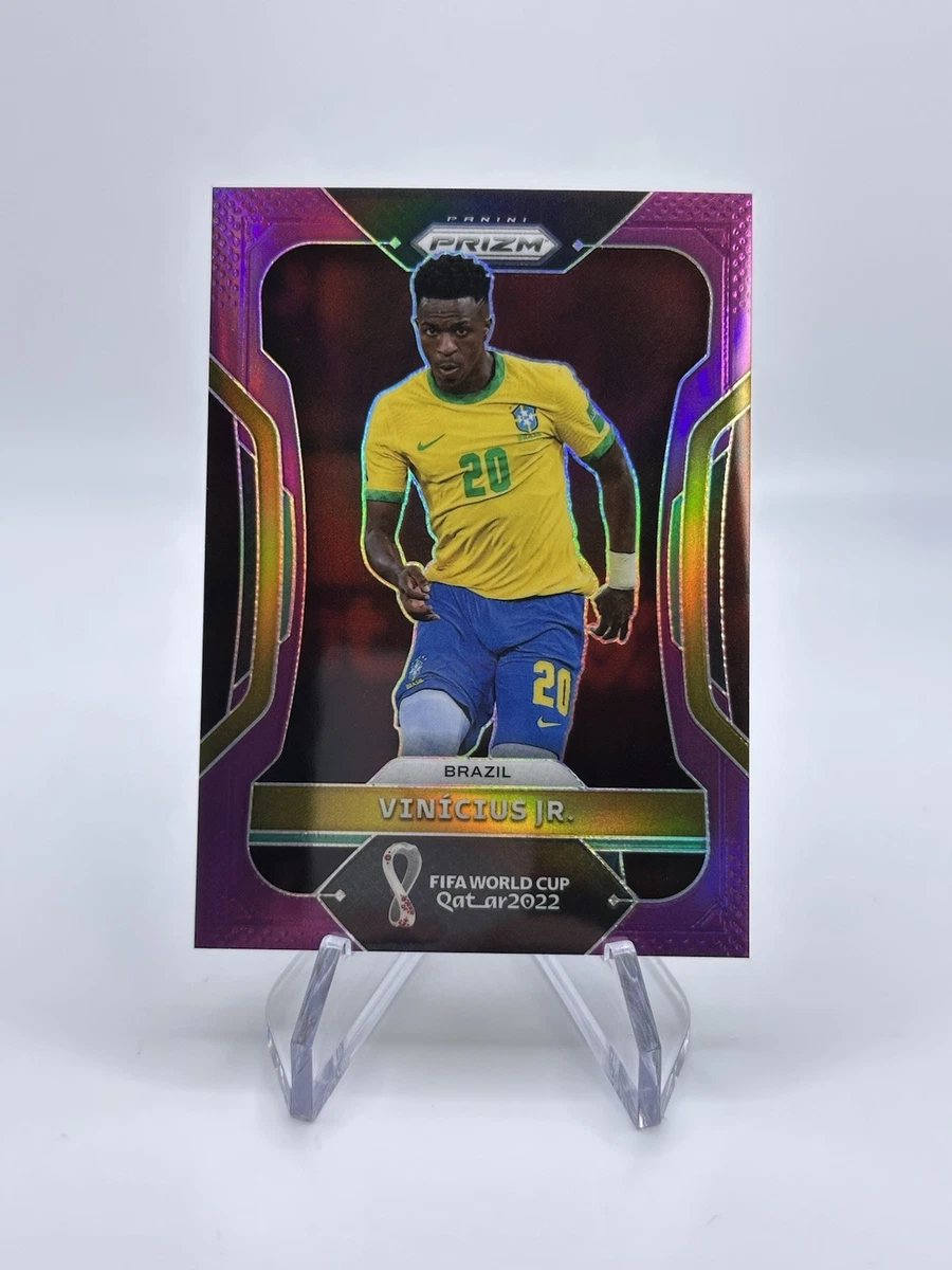 Preços baixos em 2022 Panini Prizm World Cup Qatar Vinicius Junior