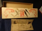 7 VINTAGE SKILTON FLY FISHING LURE COWDUNG FLIES ON CARD W BOX RARE COLLECTIBLE