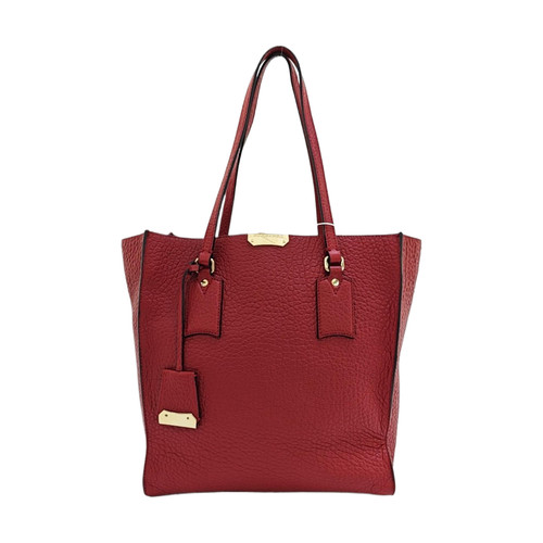 BURBERRY Handbags Leather Red Free Shipping | Duties Paid