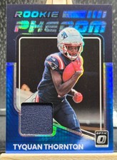 TYQUAN THORNTON RC 2022 Donruss Optic #RP-TT ROOKIE PHENOM BLUE HYPER PATCH 