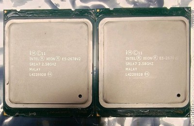 PAIR Intel Xeon E5-2670V2 TEN Core 2.50GHz 8GT/s SR1A7