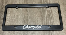 Champion Porsche Florida Dealer License Plate Frame Black Plastic