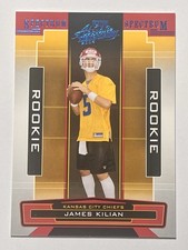 2005 Playoff Absolute Memorabilia James Kilian RC #205 Spectrum Blue KC Chiefs