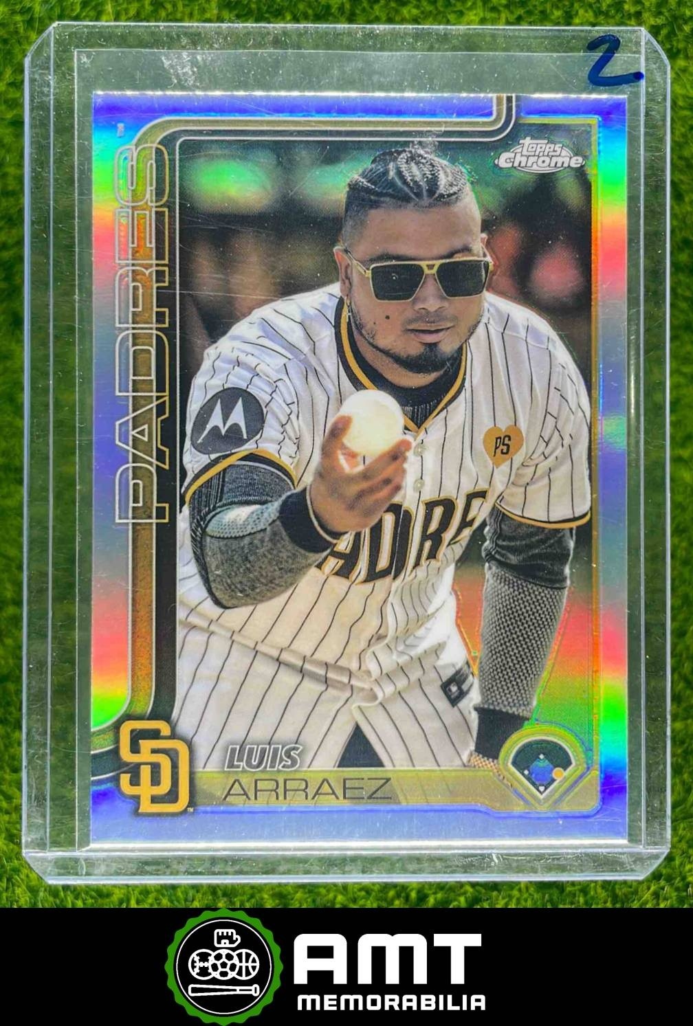 Luis Arraez 2025 Topps Chrome Image Variation San Diego Padres #216 #2