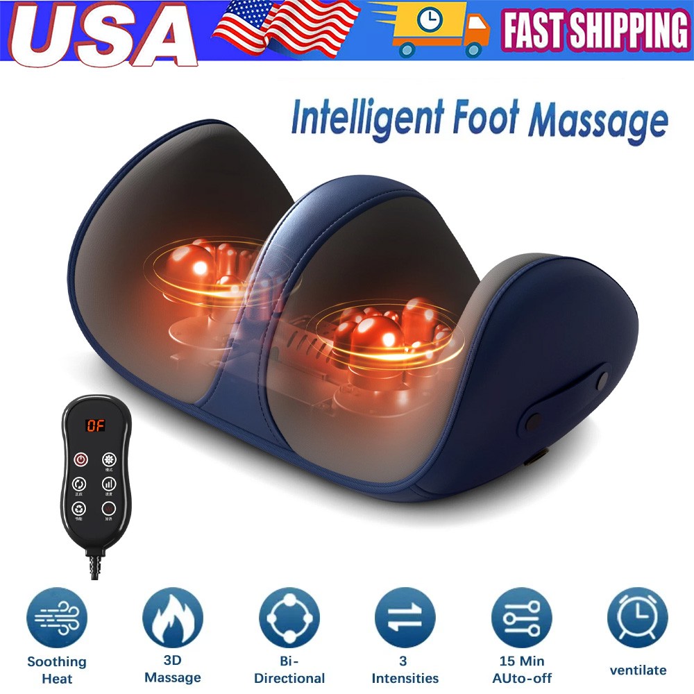 Foot Massager Machine with Heat Deep Tissue Massager For Foot And Calf Massage