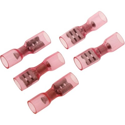 Flachstecker HUEL 1.0 rot JMP - Isolierte Flachsteckhülse mit Schrumpfschlauch
