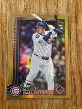 2025 MOISES BALLESTEROS Topps Update GOLD FOIL SSP RC #US262 #22/50 Chicago Cubs