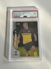 2019-20 Topps Chrome #74 - Erling Haaland Rookie Card - Refractor. rookie card picture