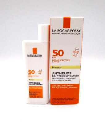La Roche Posay Anthelios Light Fluid Sunscreen Broad Spectrum Spf 50 ~ 50 ml