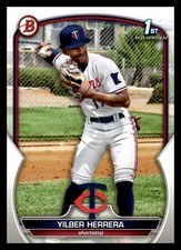 2023 Bowman Prospects #BP-86 Yilber Herrera Minnesota Twins