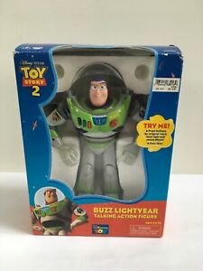 VERY RARE Thinkway Talking Buzz Lightyear TOY STORY 2 Action Figure 8 Inch WORKS | eBay