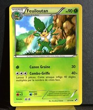carte Pokémon 8/114 Feuiloutan Noir & Blanc NEUF FR