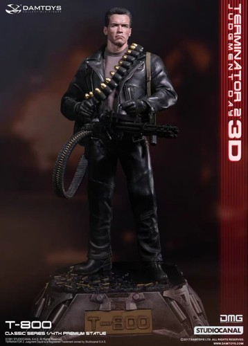 1/6 DAMTOYS Cs001 Terminator 2: Judgment Day T-800 Statue --In Stock New