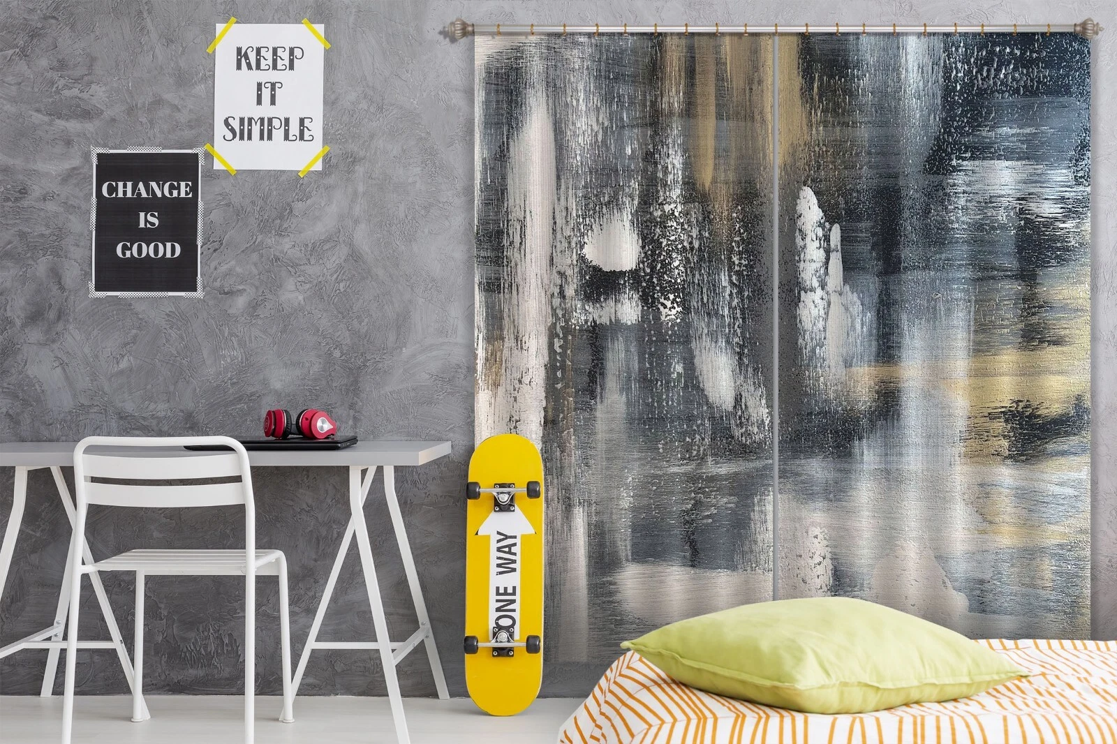 3D Painted Art C249 Photo Curtain Window Blockout Fabric Skromova Marina Amy