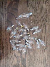 Misc Small Clear replacement Christmas Lightbulbs, candelabra lamps, set of 21