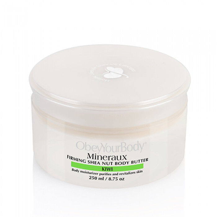 Obey Your Body Premier KIWI Firming Shea Nut Body Butter Dead Sea Salt Minerals 