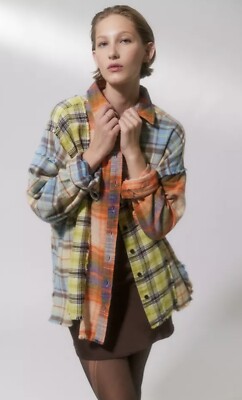 Bdg rayne patchwork flannel shirt