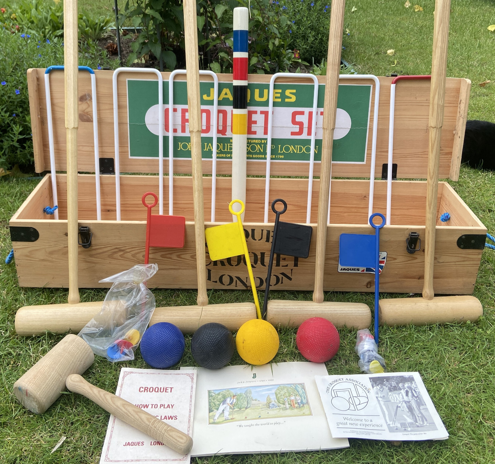 Jaques of London Adult Croquet Set eBay