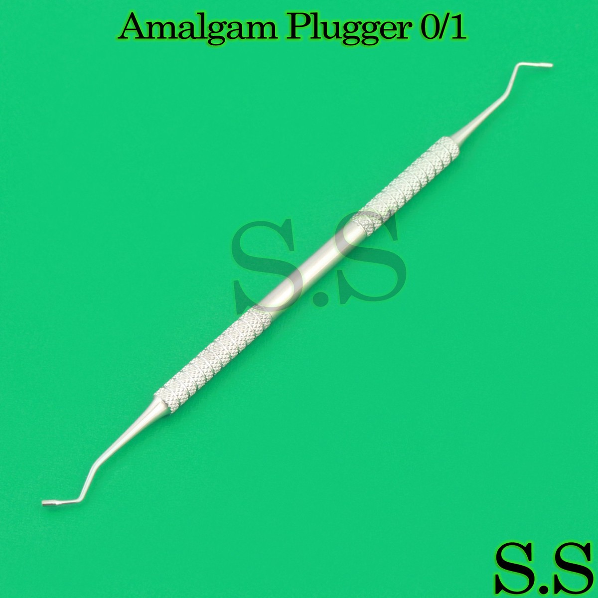 Sp09 Parmakit Plugger Per Amalgama Dentale Marquette 0/1 - Strumento Chirurgico In Acciaio Inox Grado Tedesco Strumenti Odontoiatria Grado Tedesco