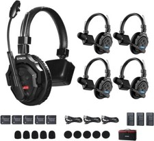 SYNCO Xtalk X5 2.4g Wireless Intercom System Communication Headset Real-Time Mic
