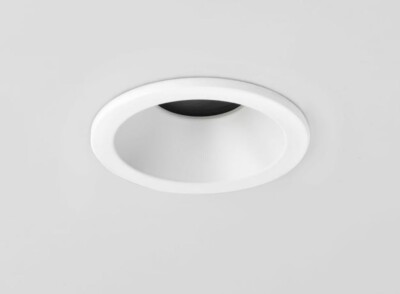 Astro Minima Round Fixed Matt White IP65 1249012